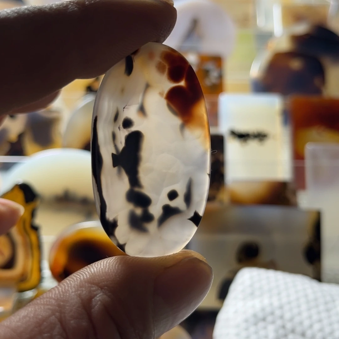 玛瑙/玉髓未镶嵌吊坠(不含链)