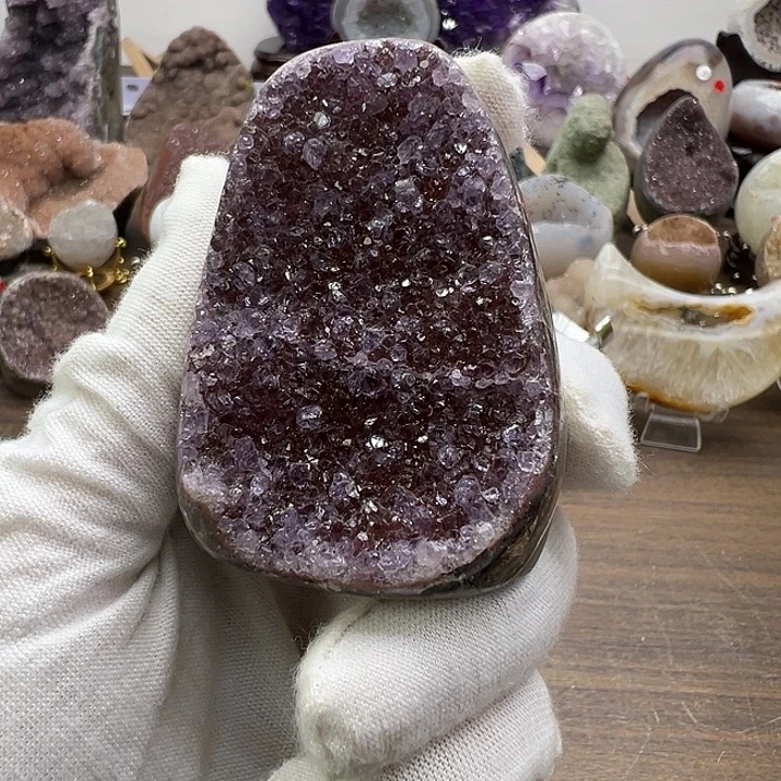 水晶珠宝半成品未镶嵌鸿运当头摆件46