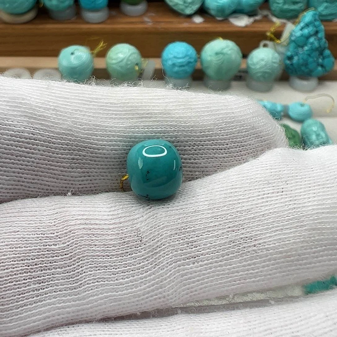 绿松石老型珠 未镶嵌