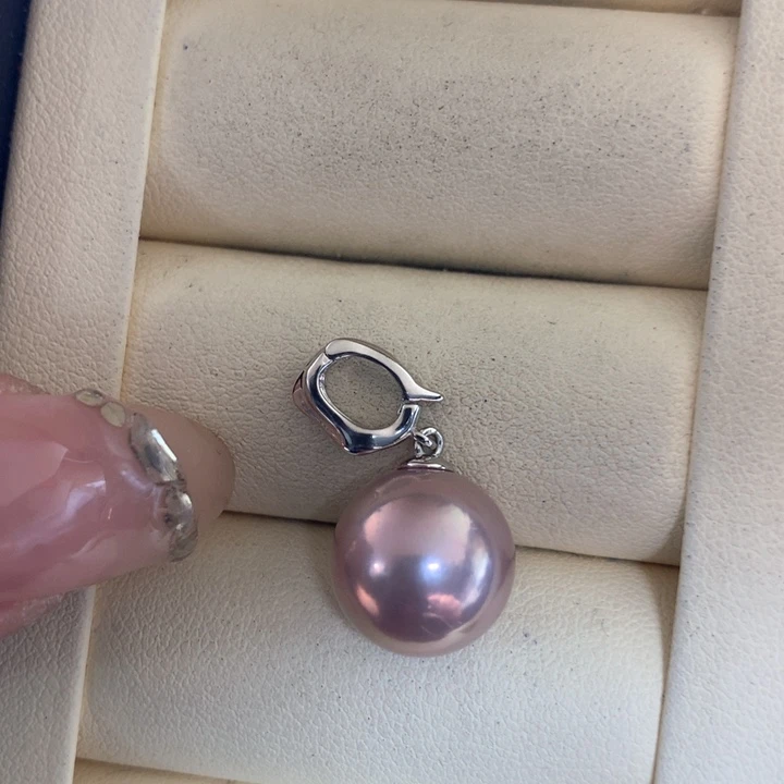 颈饰银S925镶嵌淡水珍珠