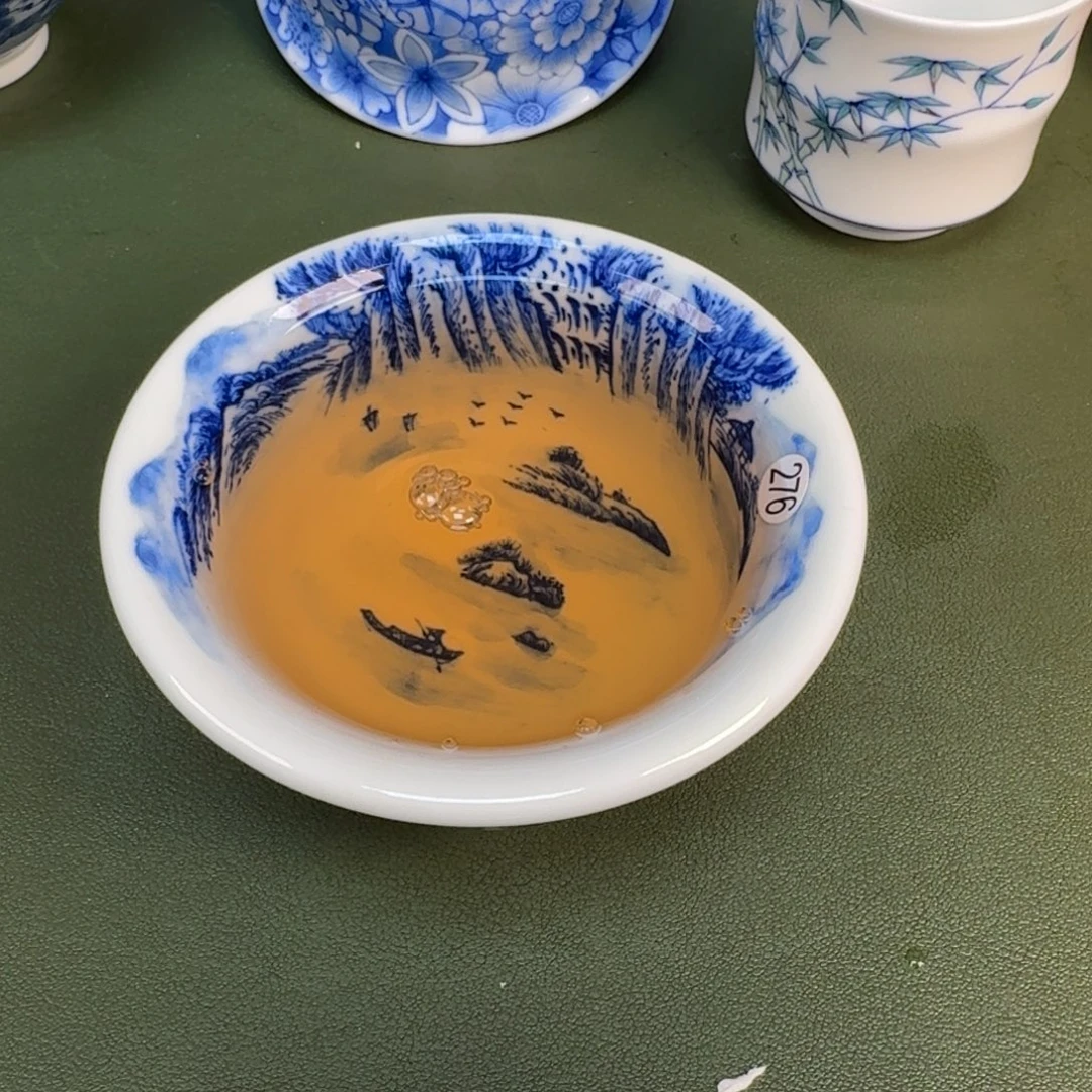 陶景德镇纯手绘茶具圆圆276