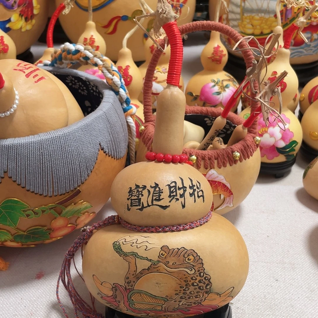 异***声木葫芦福禄钱袋子金蟾