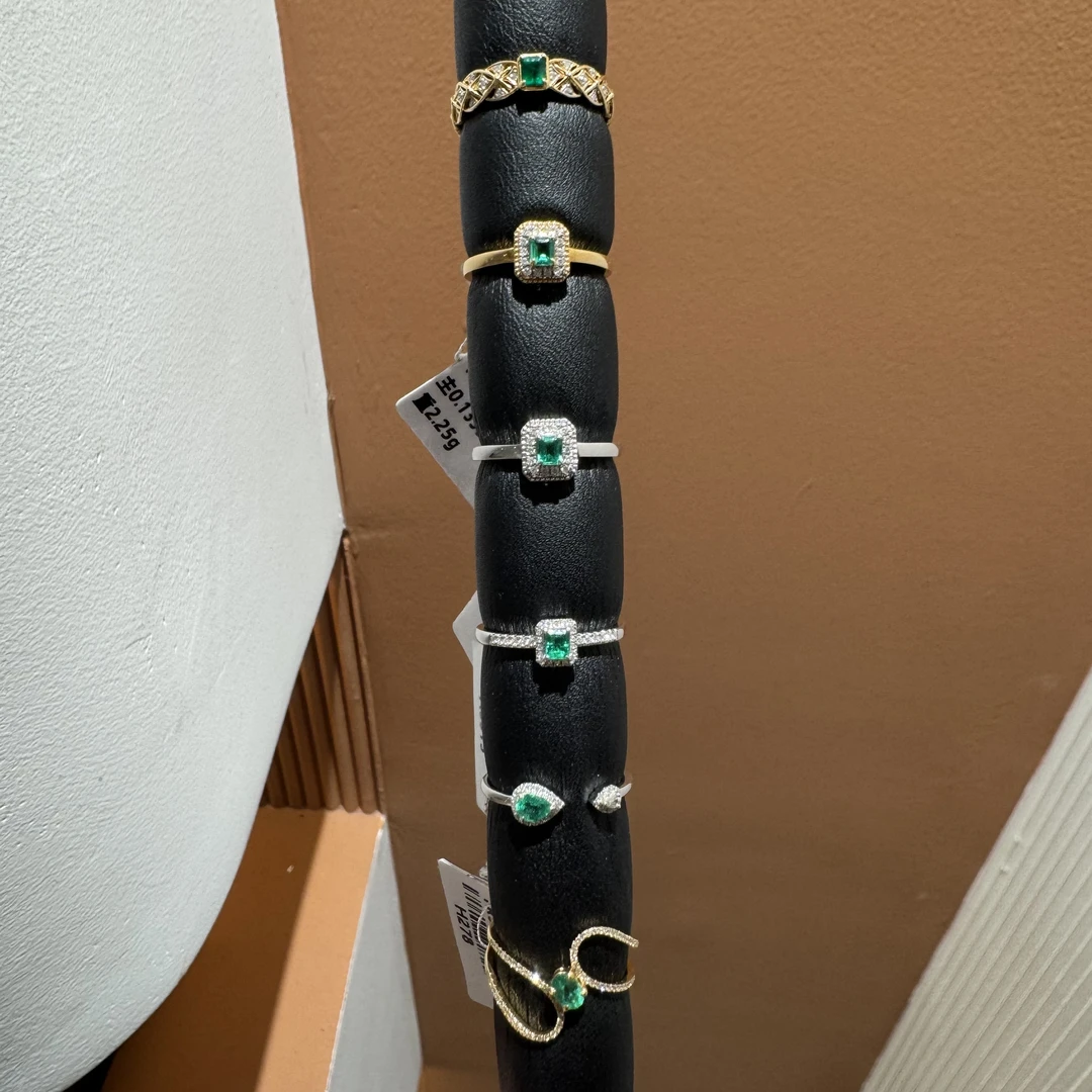 【一菲臻选】祖母绿戒指-18K-W20-多样性发其一|BZM1