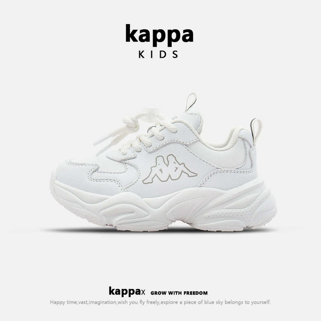 Kappakids秋季新款儿童老爹鞋女童鞋子中大童百搭减震运动鞋