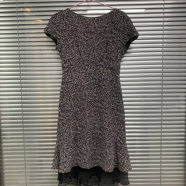 99新 MaxMara 黑色短袖连衣裙/38码/A04057