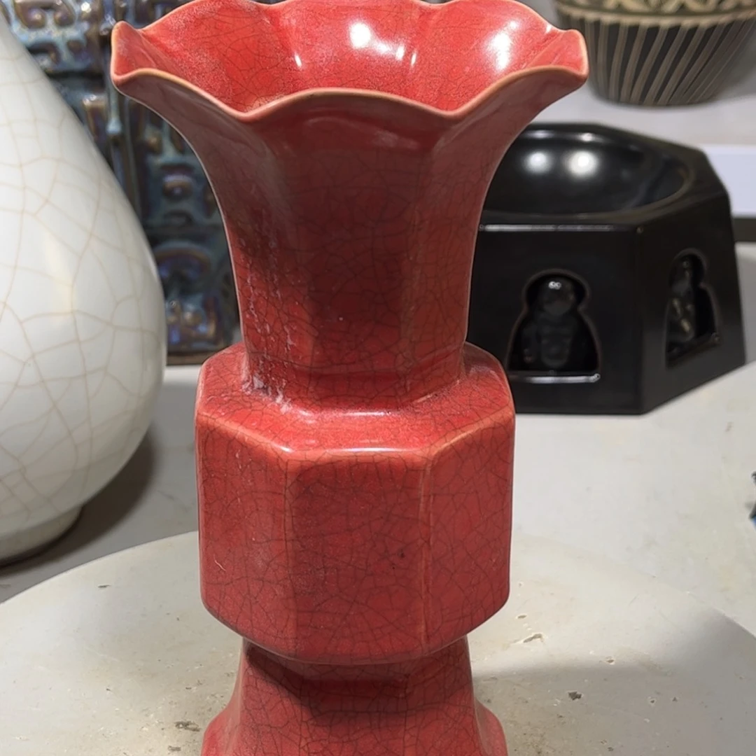 瓶柴窑瓷器品相完美