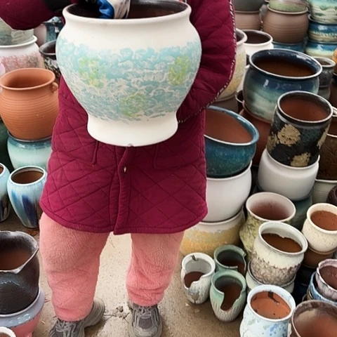 口26高27瑕疵盆子