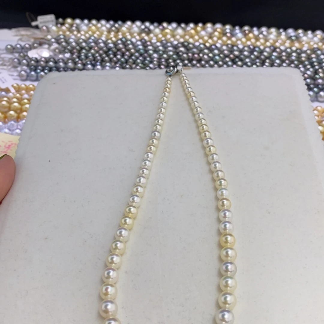 海水珍珠裸珠Ak海水珠4-9