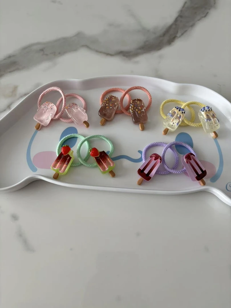 可爱系休闲风森系卡通发饰手工饰品高弹力3公分小圈头绳