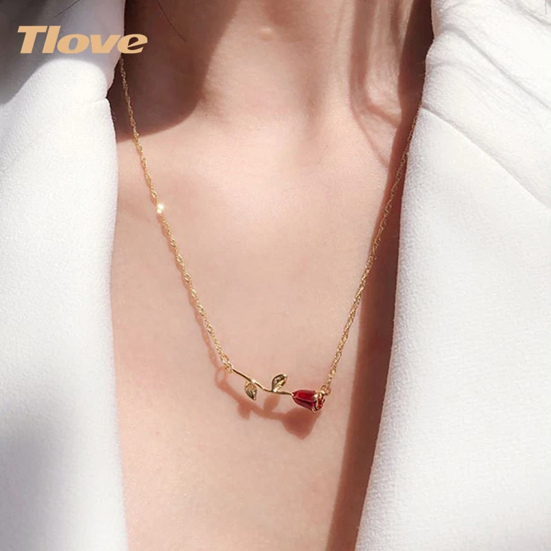 铜合金珐琅项链 5140精致工艺时尚百搭复古法式小众手工项链