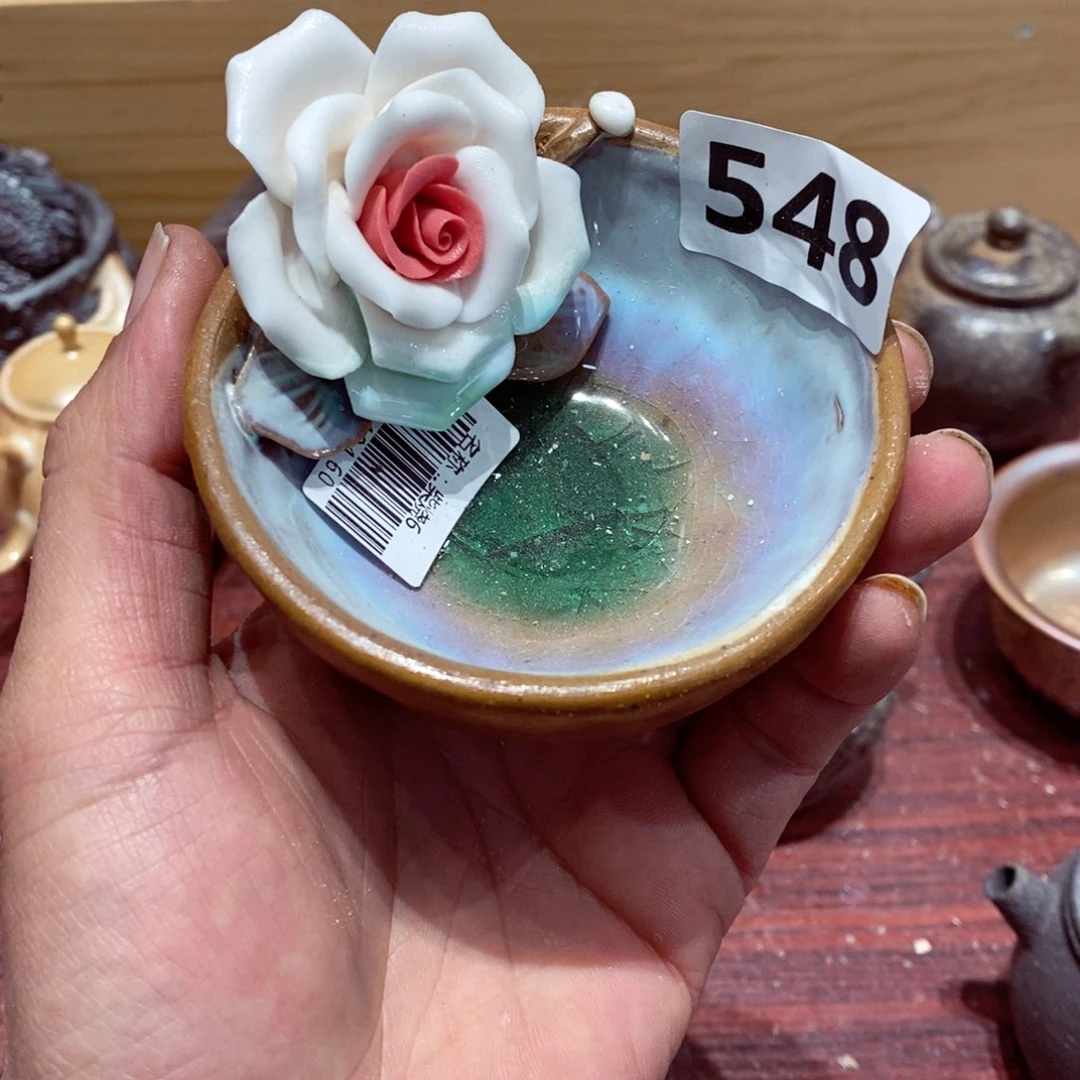 柴烧茶具陶瓷杯子