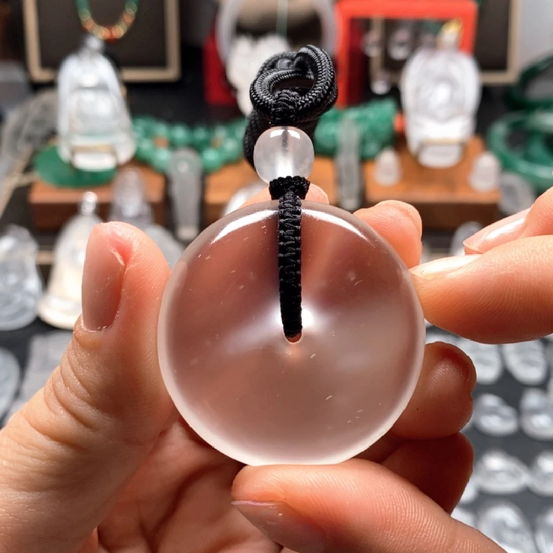 j***i颈饰未镶嵌石英质玉