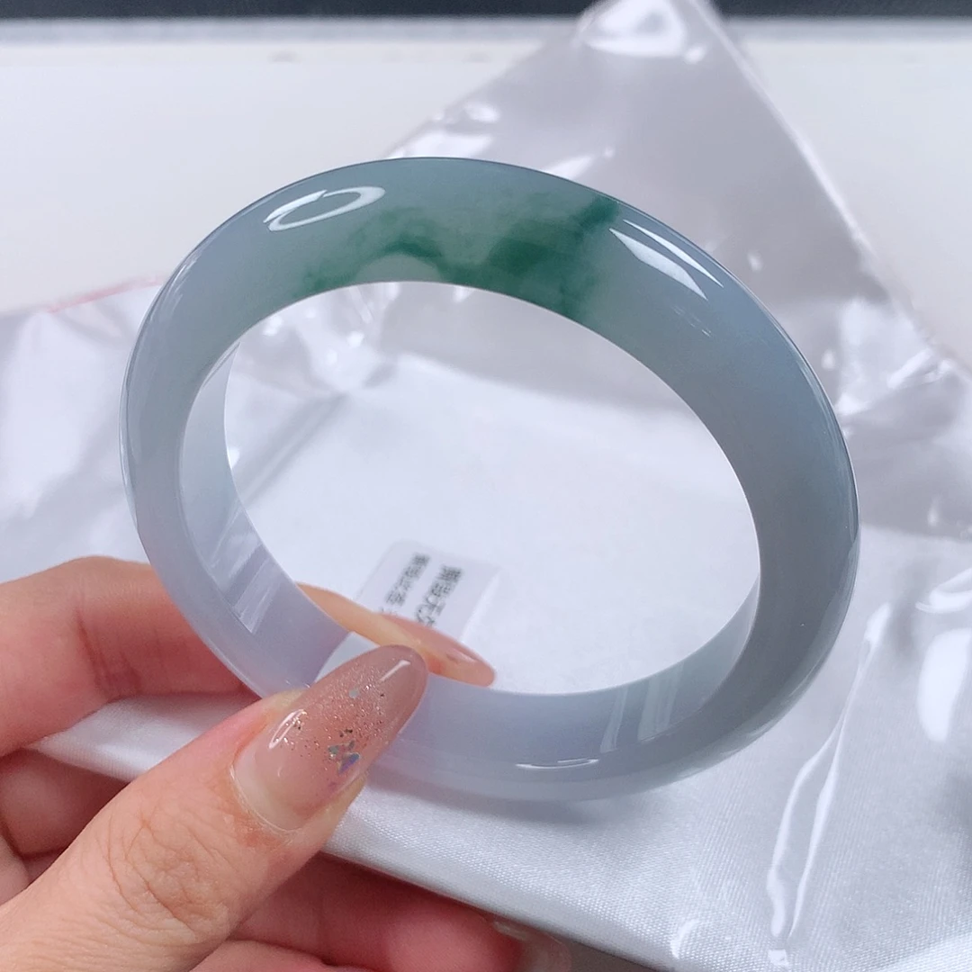 未镶嵌手镯翡翠钮* 正圈