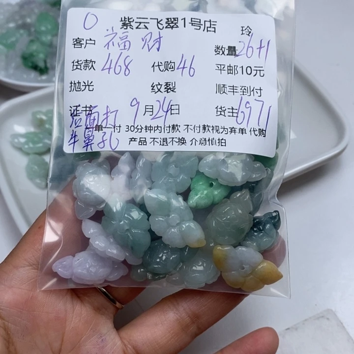 福***颖颈饰未镶嵌翡翠翡翠