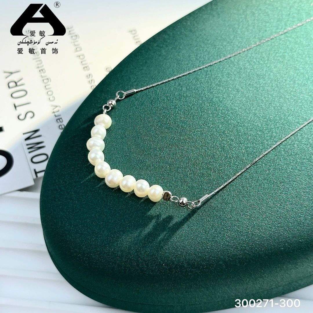 坠链均足银 爱敏首饰项链300271