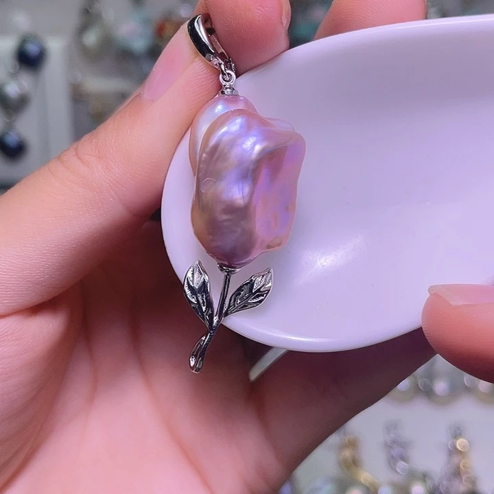 颈饰合金淡水珍珠33