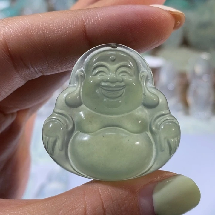 岫玉未镶嵌吊坠吊坠