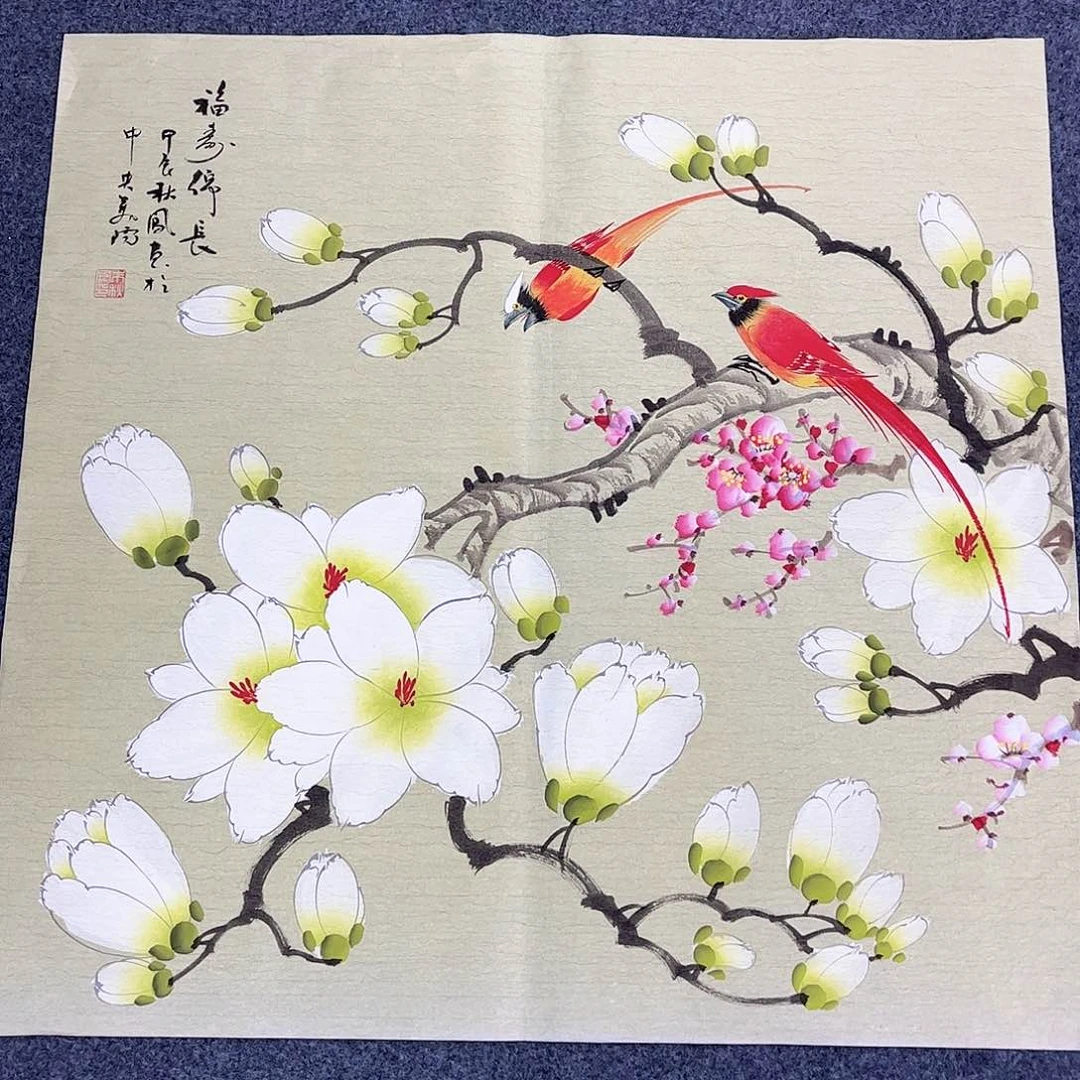 国画宣纸国画纯手绘作品