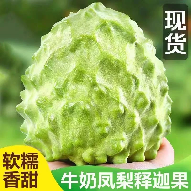 【露天释迦果2】牛奶凤梨释迦果香甜软糯老树果冰淇淋口感丝滑