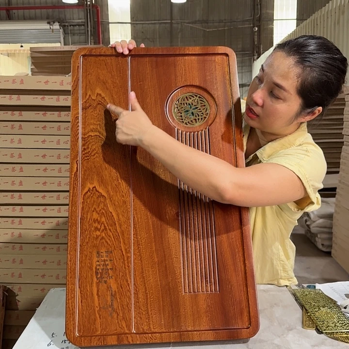 花梨木茶盘73*43尺寸