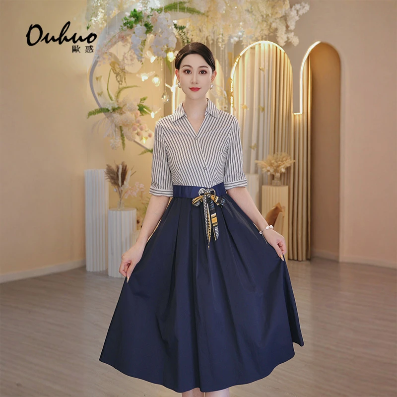 (品牌20周年庆)两位数！粉丝回馈！现货！时尚显瘦连衣裙OHDRD03036