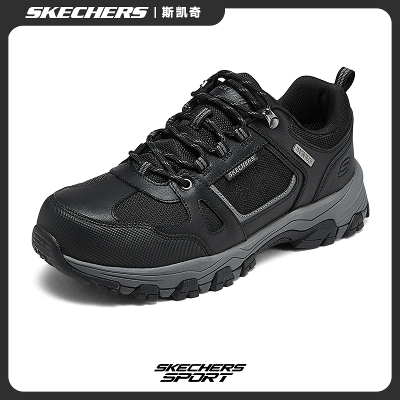 斯凯奇男鞋夏季男鞋耐磨户外鞋厚底缓震舒适轻质休闲运动鞋204937