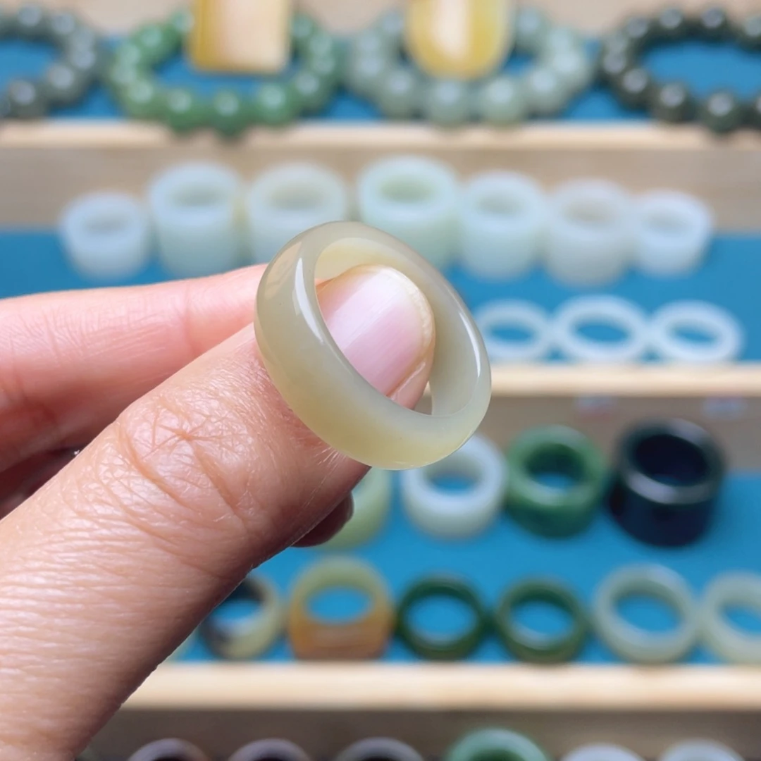 和田玉戒指未镶嵌廿*