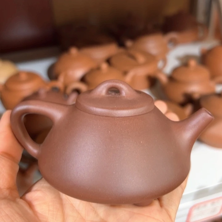 茶壶紫砂紫泥子冶120c c
