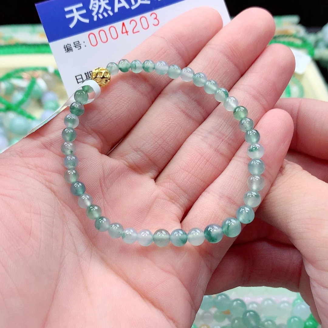 【闪购商品】翡翠未镶嵌项链抖**a缅甸天然A货翡翠