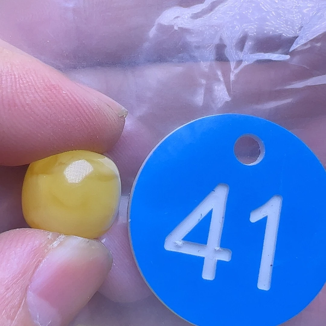 蜜蜡未镶嵌珠宝奇石14mm微冰线