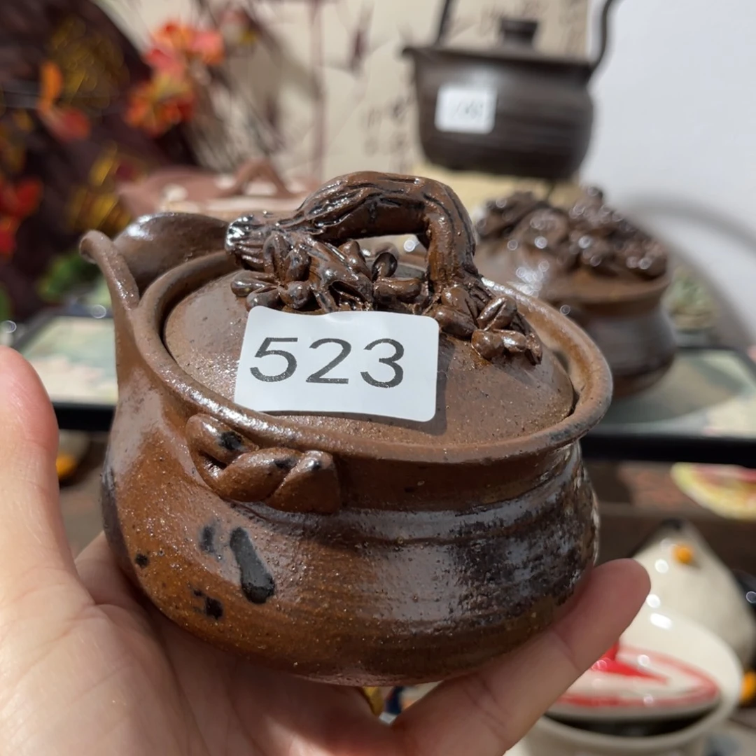 木村信鸿柴烧宝瓶