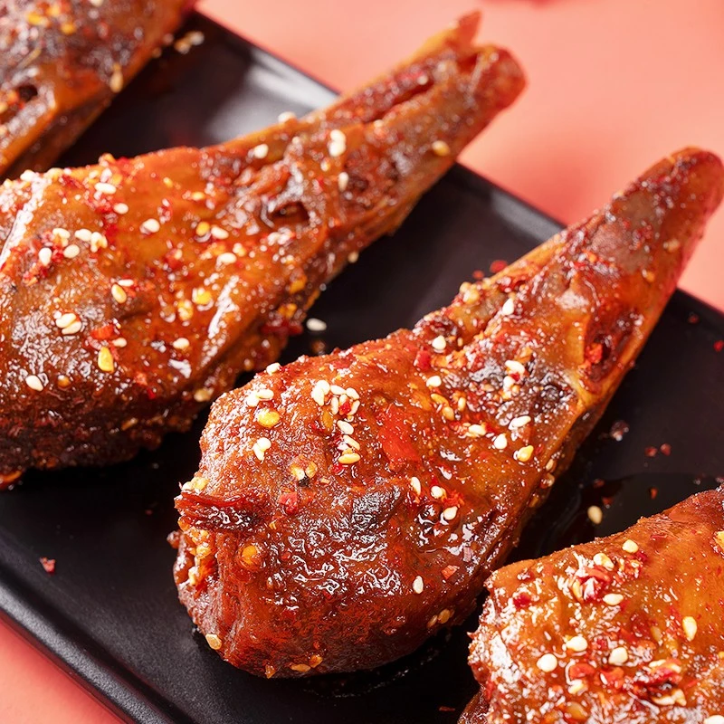 回味一梦整个麻辣鸭头卤味鸭零食休闲 食品小吃开 袋即食旗舰店