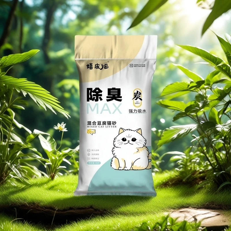 40斤精品猫砂养猫必备用品豆腐混合猫砂猫咪清洁用品强效除臭