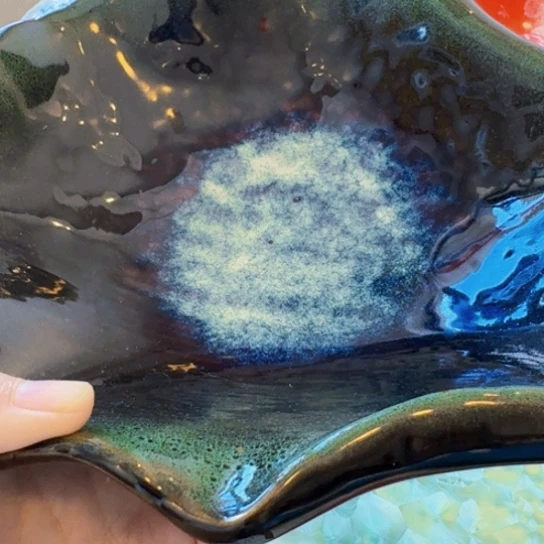 窑变釉系列中号盘