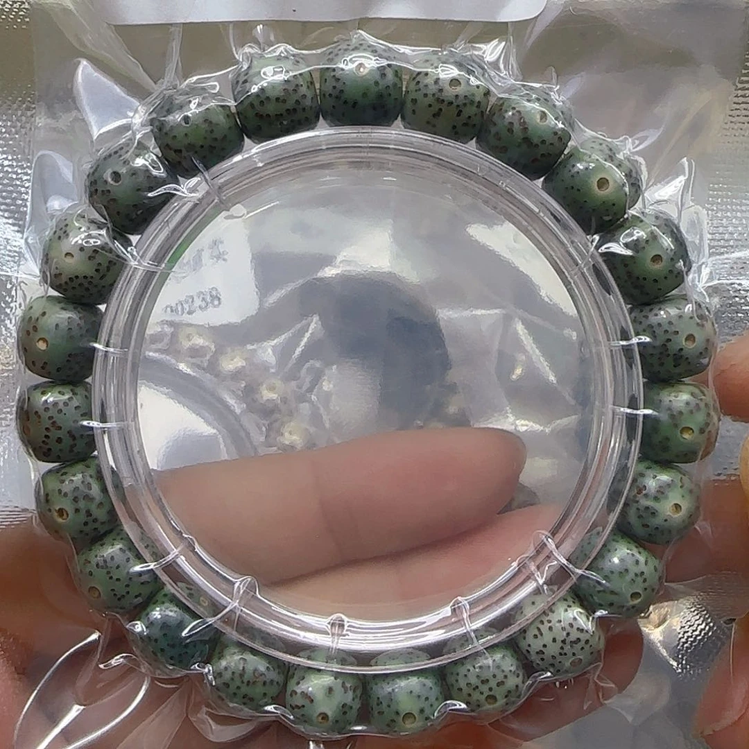 星月菩提手串189哈哈绿星月菩提1.0桶单圈