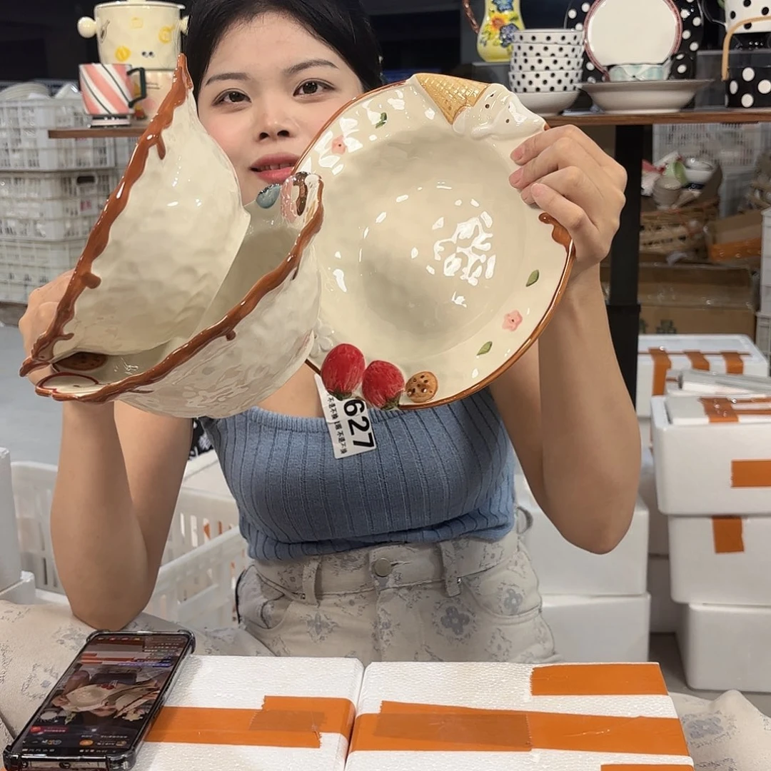 瓷微瑕陶瓷餐具釉下彩