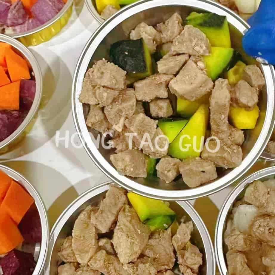 【鲜食零食】营养鲜食餐包狗狗零食红桃果宠物零食