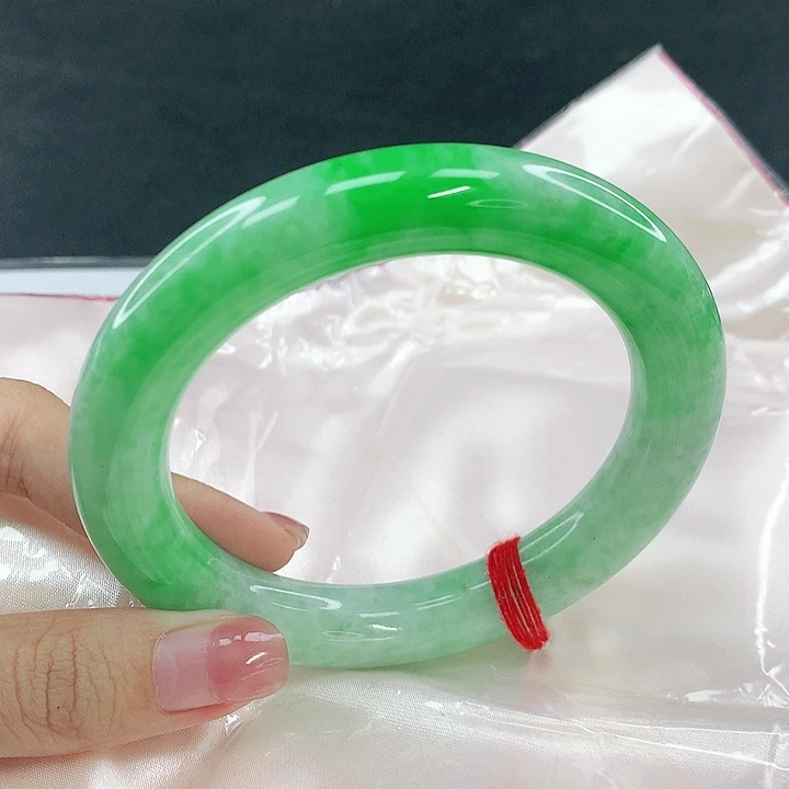 翡翠未镶嵌手镯圈62.6，11022