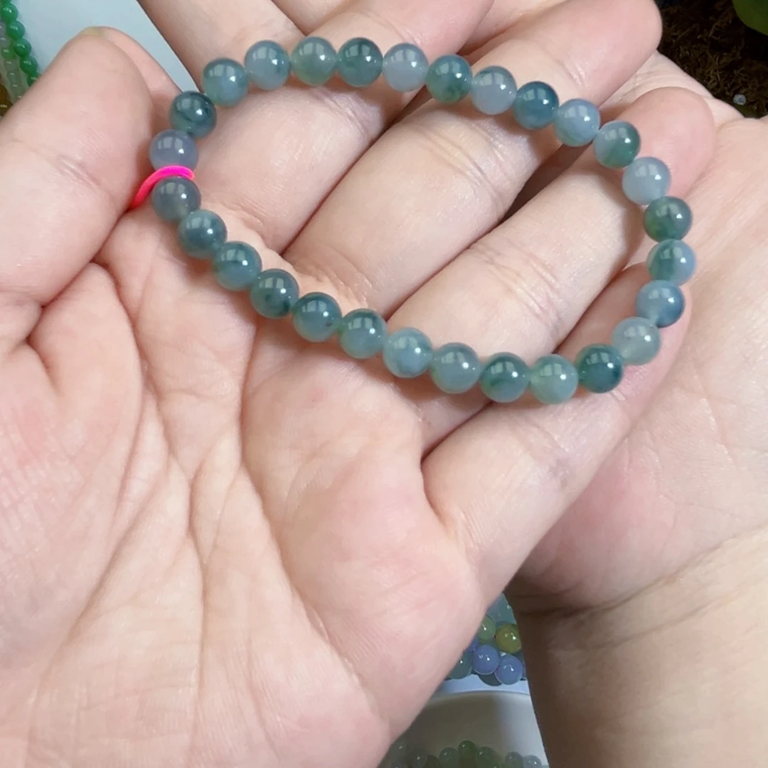 未镶嵌手链翡翠手串