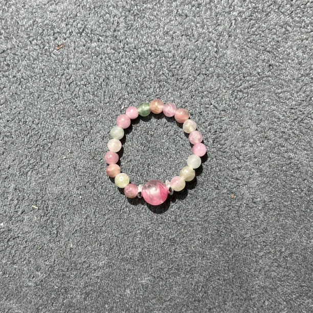 糖果碧玺戒指一个3mm-2755