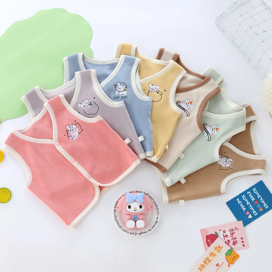 儿童马甲双面奥粒绒马甲背心时尚百搭