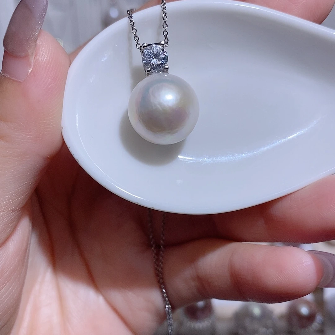 淡水珍珠未镶嵌吊坠(赠链)w14.2
