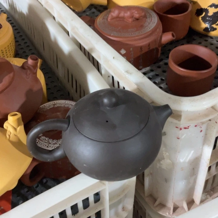 茶壶紫砂茶壶黑色2