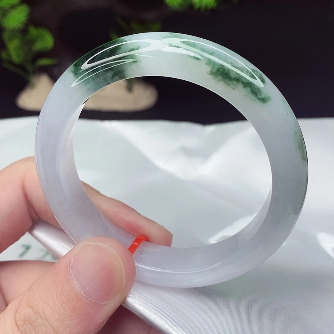 未镶嵌手镯翡翠54圈