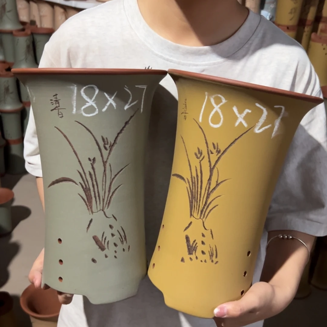 宜兴川阁紫砂花盆