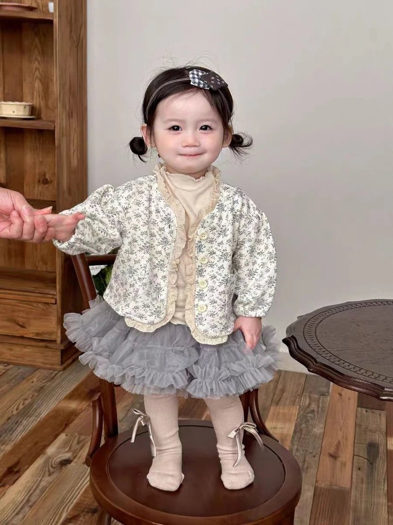宝宝秋装2025秋款女宝早秋衣服韩版童装女童时尚百搭儿童洋气外套