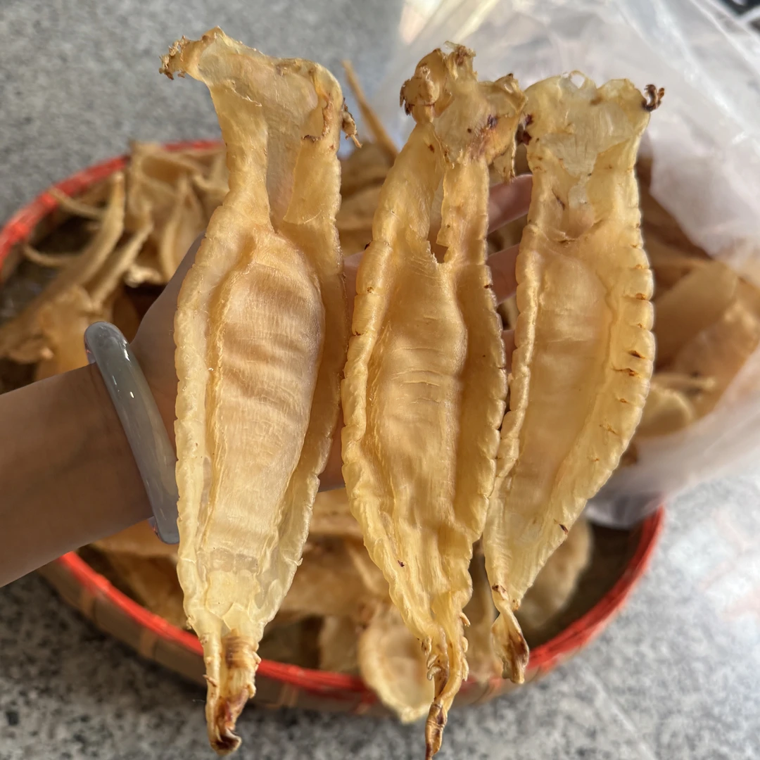 鱼胶自晒本港赤嘴公滋补老胶12头花胶干货