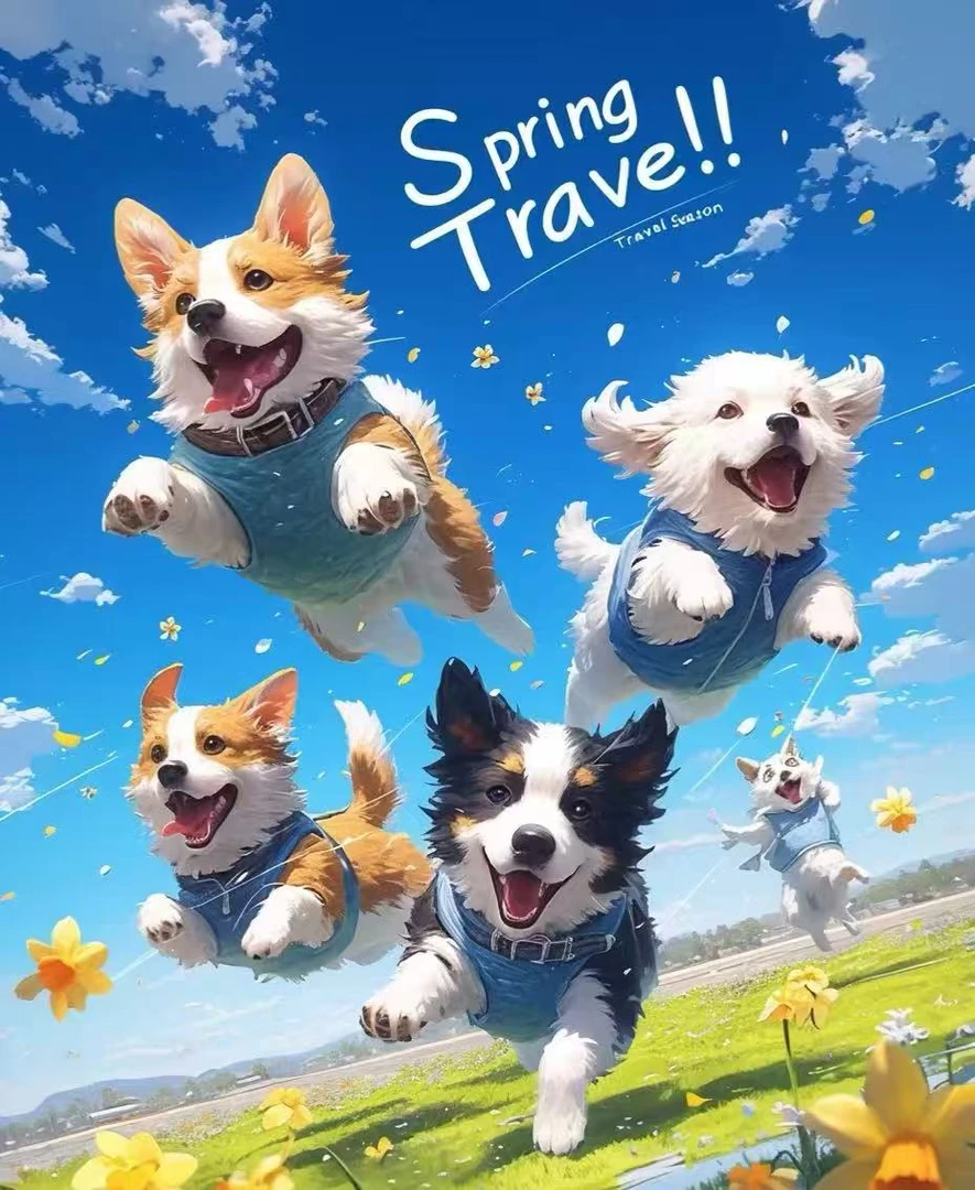 狗狗来了(李恒)共赴秋日萌趣