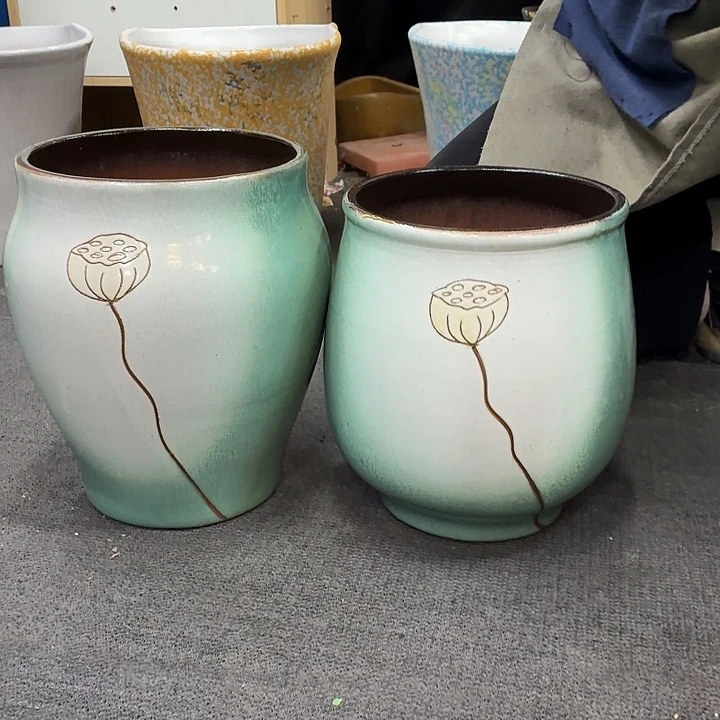 19×24-19×26 -粗陶花盆有孔-买买买