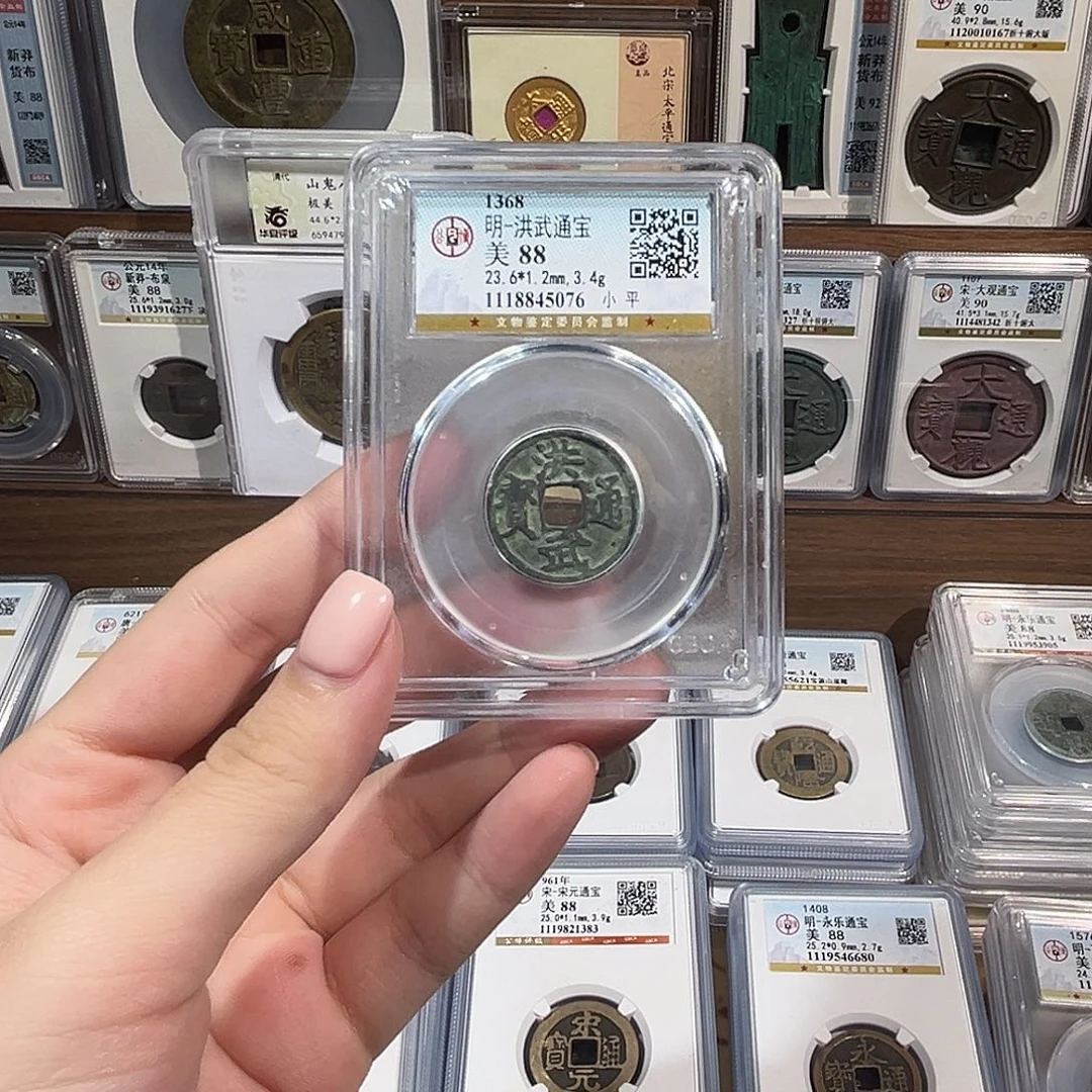 莫***闲铜洛神 原状态洪武通宝5076